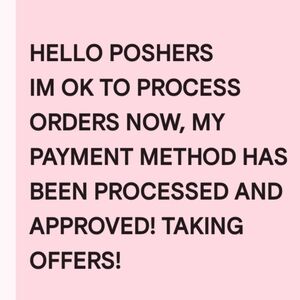 NOTE: ALL SET TO SHIP ORDERS IMMEDIATELY